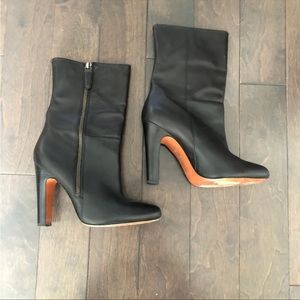 Coach leather booties